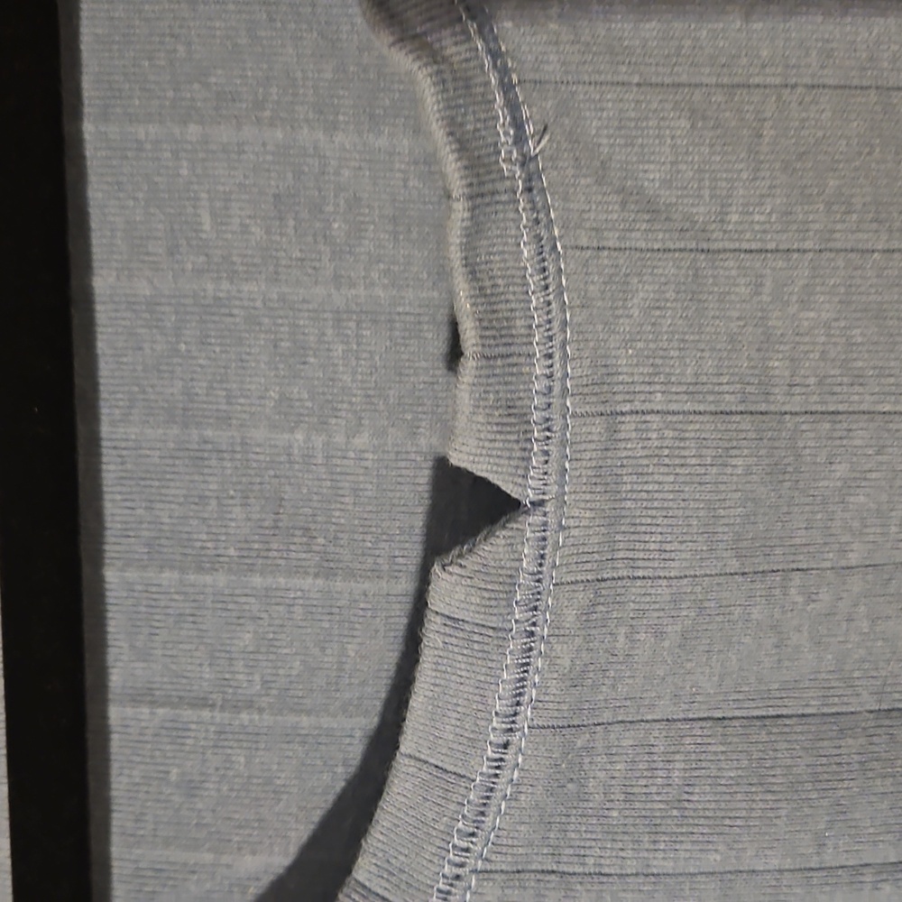 Free People Blue Ribbed Bodysuit - Picture 5 of 7